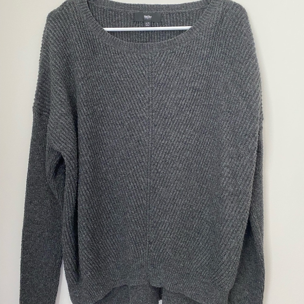 Oversized grey sweater